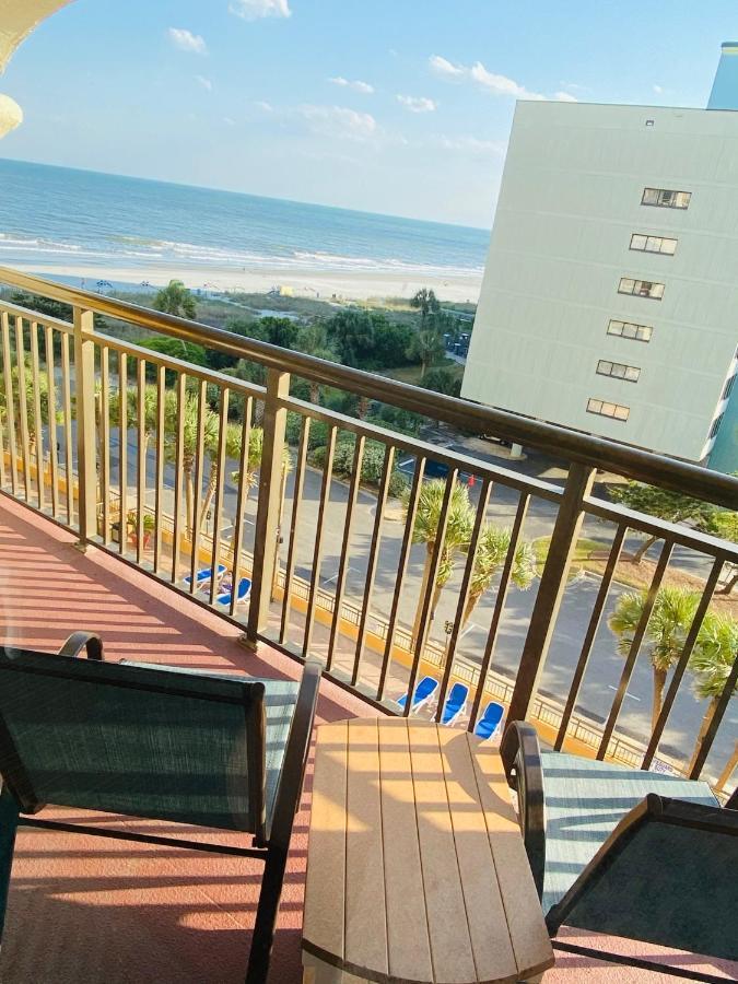 Azure Bliss Oceanfront Condo Sleeps 6 マートルビーチ エクステリア 写真