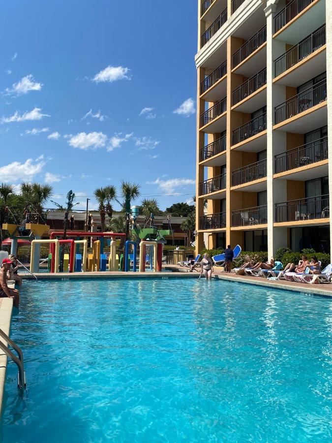 Azure Bliss Oceanfront Condo Sleeps 6 マートルビーチ エクステリア 写真