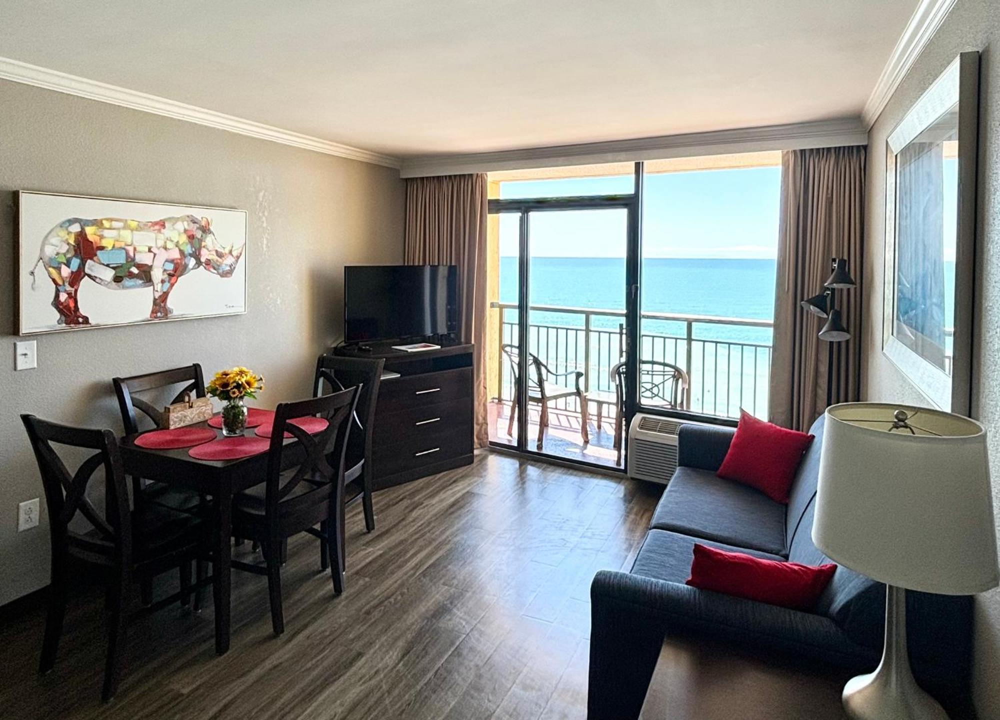 Azure Bliss Oceanfront Condo Sleeps 6 マートルビーチ エクステリア 写真